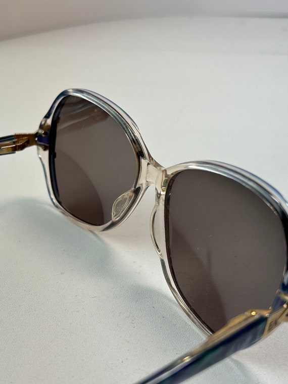 Vintage Elizabeth Arden Blue Sunglasses - image 8