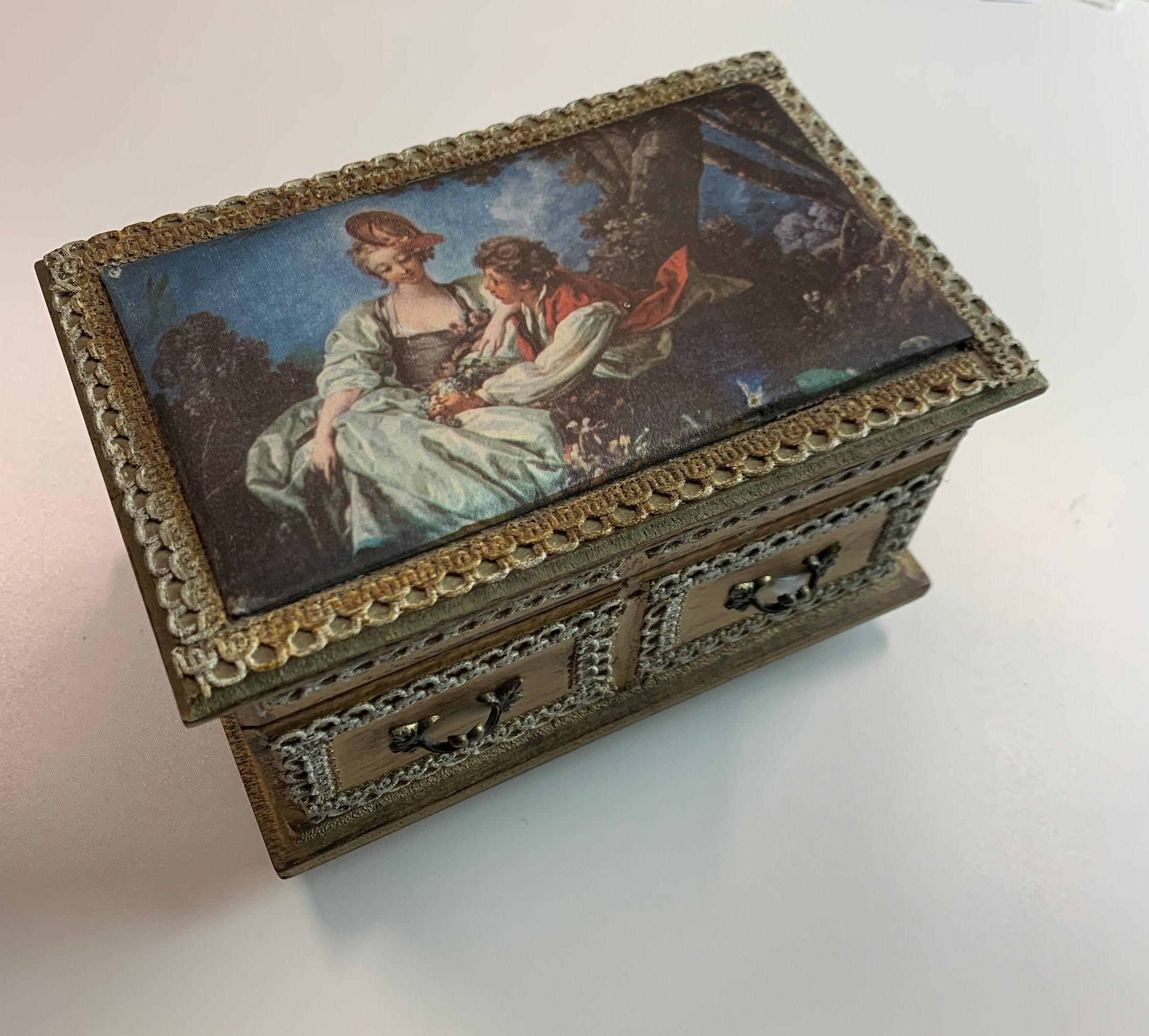 Vintage Himark Japan Victorian Style Music Box - Etsy