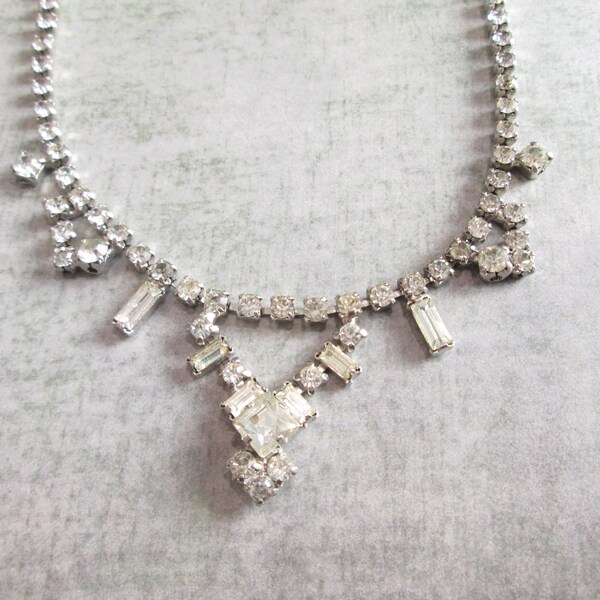 Vintage La-Rel Rhinestone Necklace