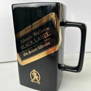 Vintage Johnny Walker Black Label Old Scotch Whiskey Pitcher Wade PDM