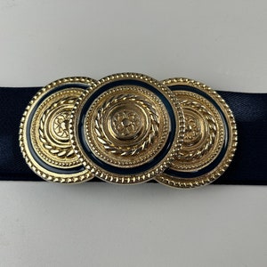 Vintage Enameled Buckle Stretch Belt s-l400.jpg main image 2