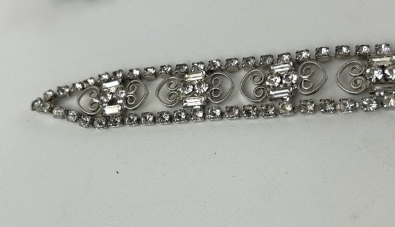 Vintage Juliana D & E Clear Rhinestones in Silver… - image 4