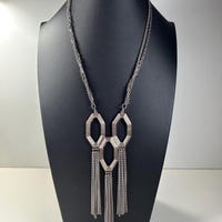 80's Armor Style Statement Necklace main image 0