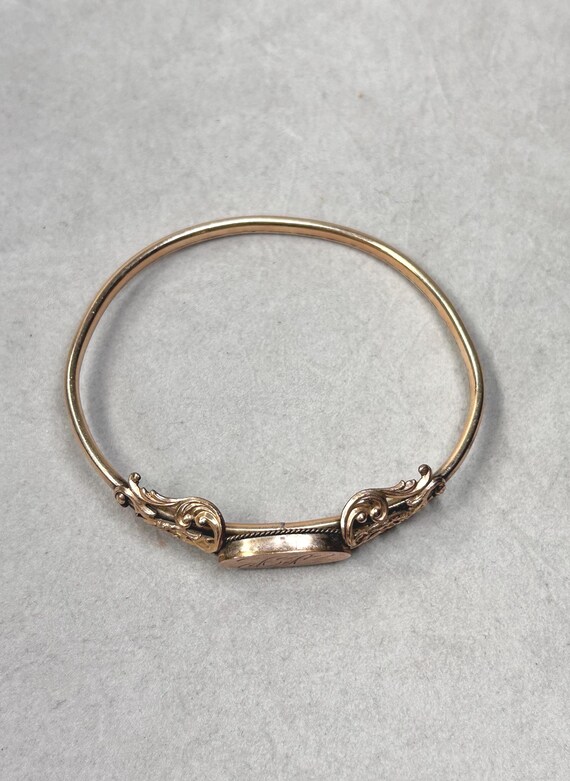 Vintage Monogram Bangle Bracelet - image 3