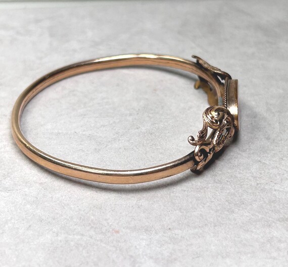 Vintage Monogram Bangle Bracelet - image 5