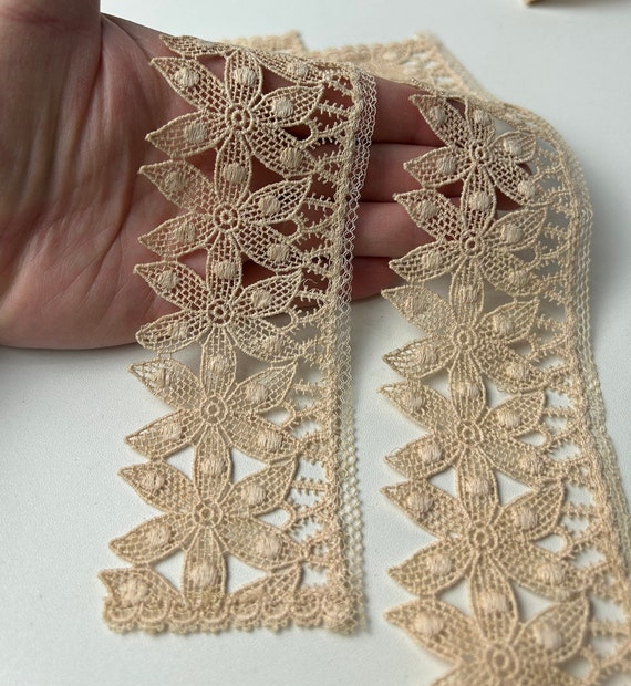 Vintage Unused Karyl Lee Ivory Lace Collar and Cu… - image 6