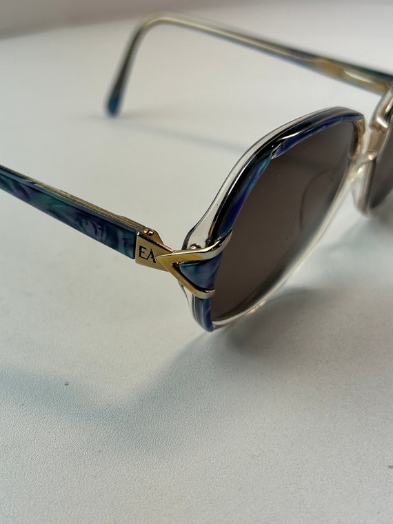 Vintage Elizabeth Arden Blue Sunglasses - image 4