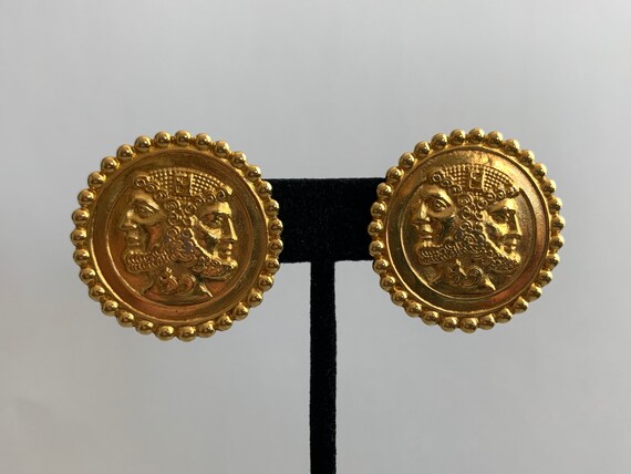 Fendi clip on hot sale earrings
