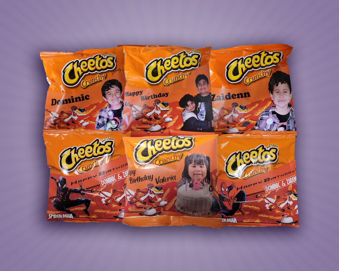 Custom Cheeto Bags With Your Favorite Artist, Character or Even
