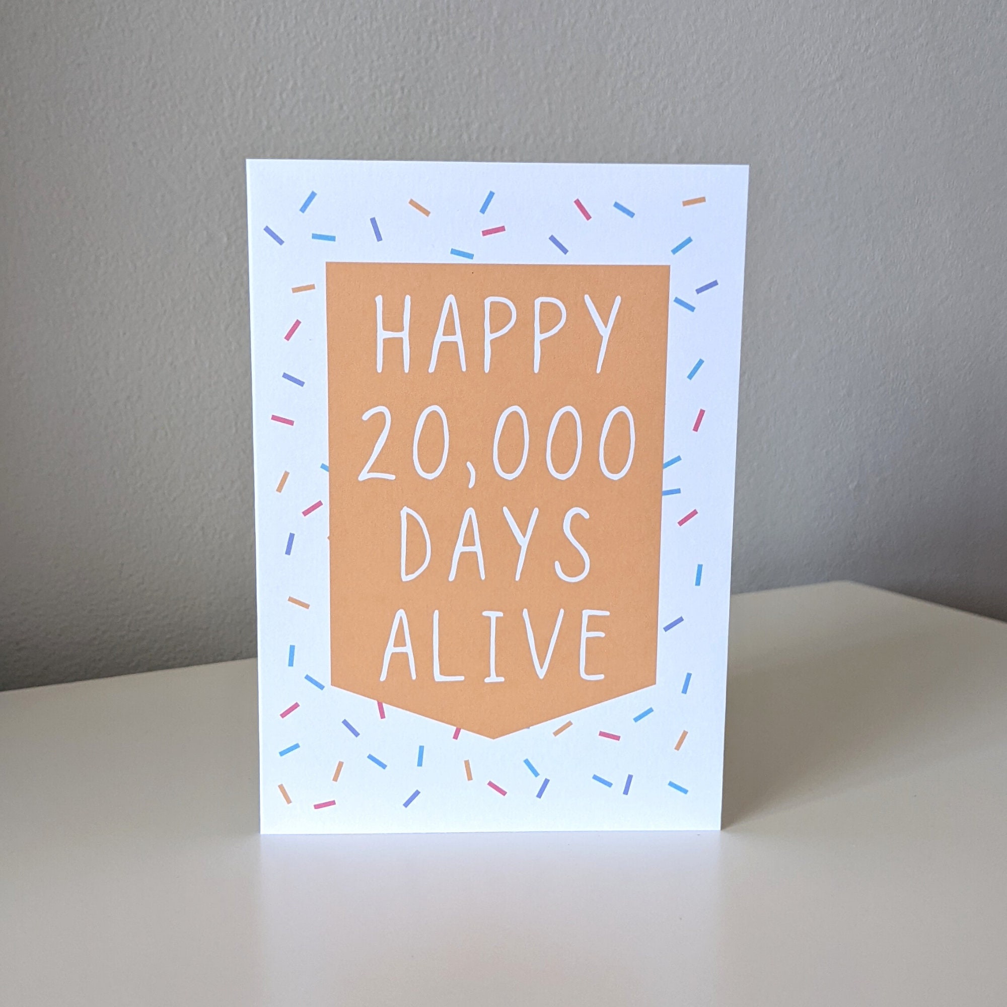 Unbelievable! 20,000 Days Equals This Many Years - f9rpv1q