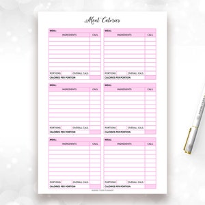 daily calorie tracker pdf daily calorie tracker pdf
