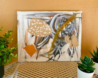 Pintura abstracta, Acrílico sobre lienzo, Arte contemporáneo moderno, Arte multimedia