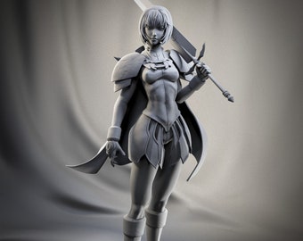 Clare Claymore Resin Model