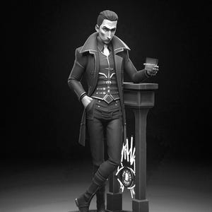 Silco Arcane Resin Model