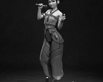 Zoey Kpop Demon Hunters Resin Model