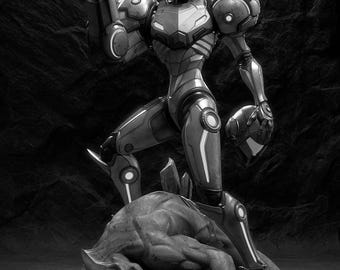 Samus Resin Model