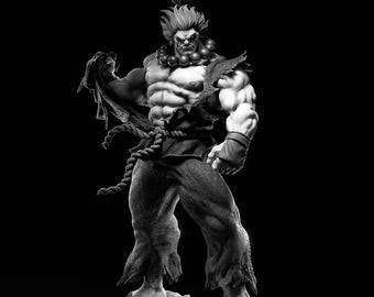 Akuma Street Fighting Resin Model