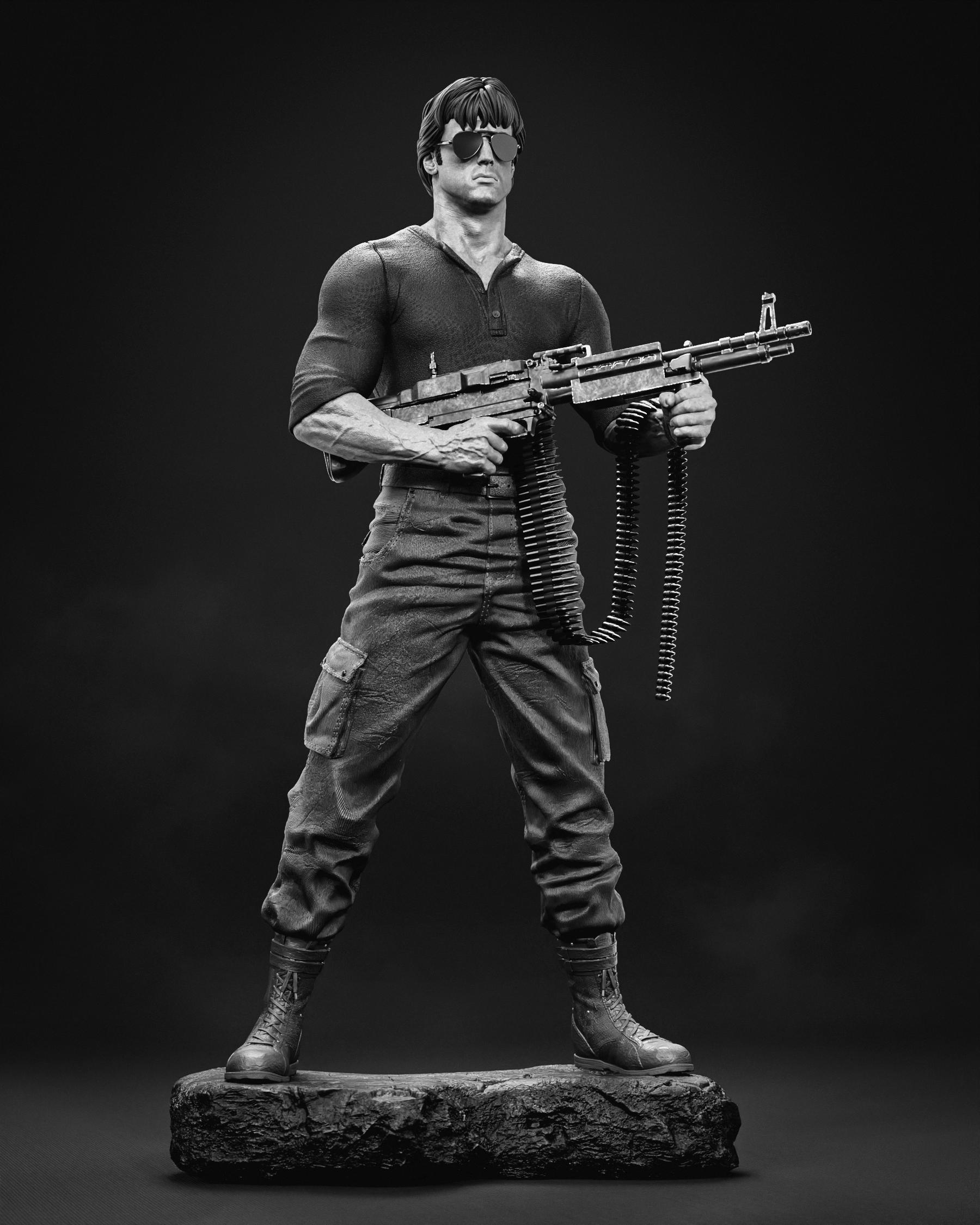 Rambo Resin Model - Etsy