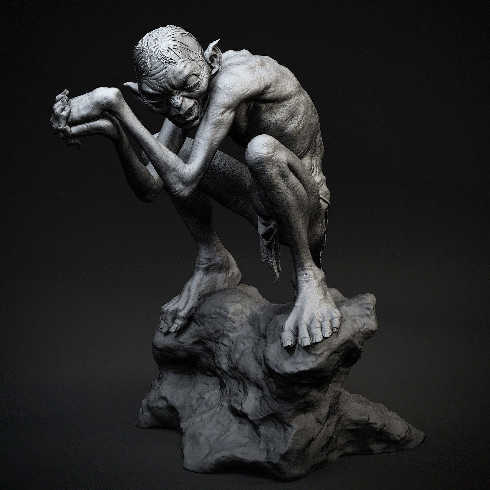 Statue: Gollum Guide to Mordor Lord of the Rings Mini Statue by Weta