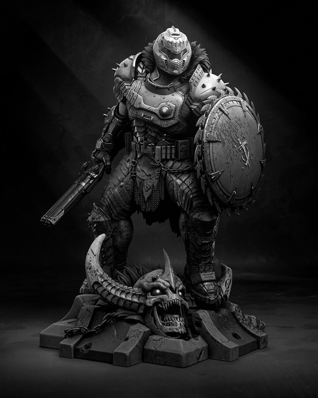 Doom Dark Ages Resin Model - Etsy