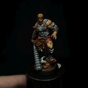 Barbarian / Fighter / Goliath / Miniature / Dungeons and Dragons / DnD / Figure