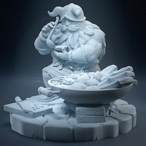 Delicious in Dungeon Senshi Resin Model
