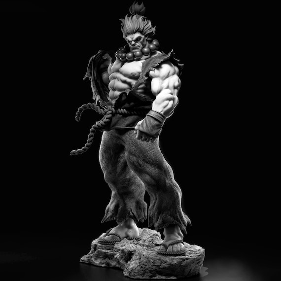 Akuma Street Fighting Resin Model - Etsy