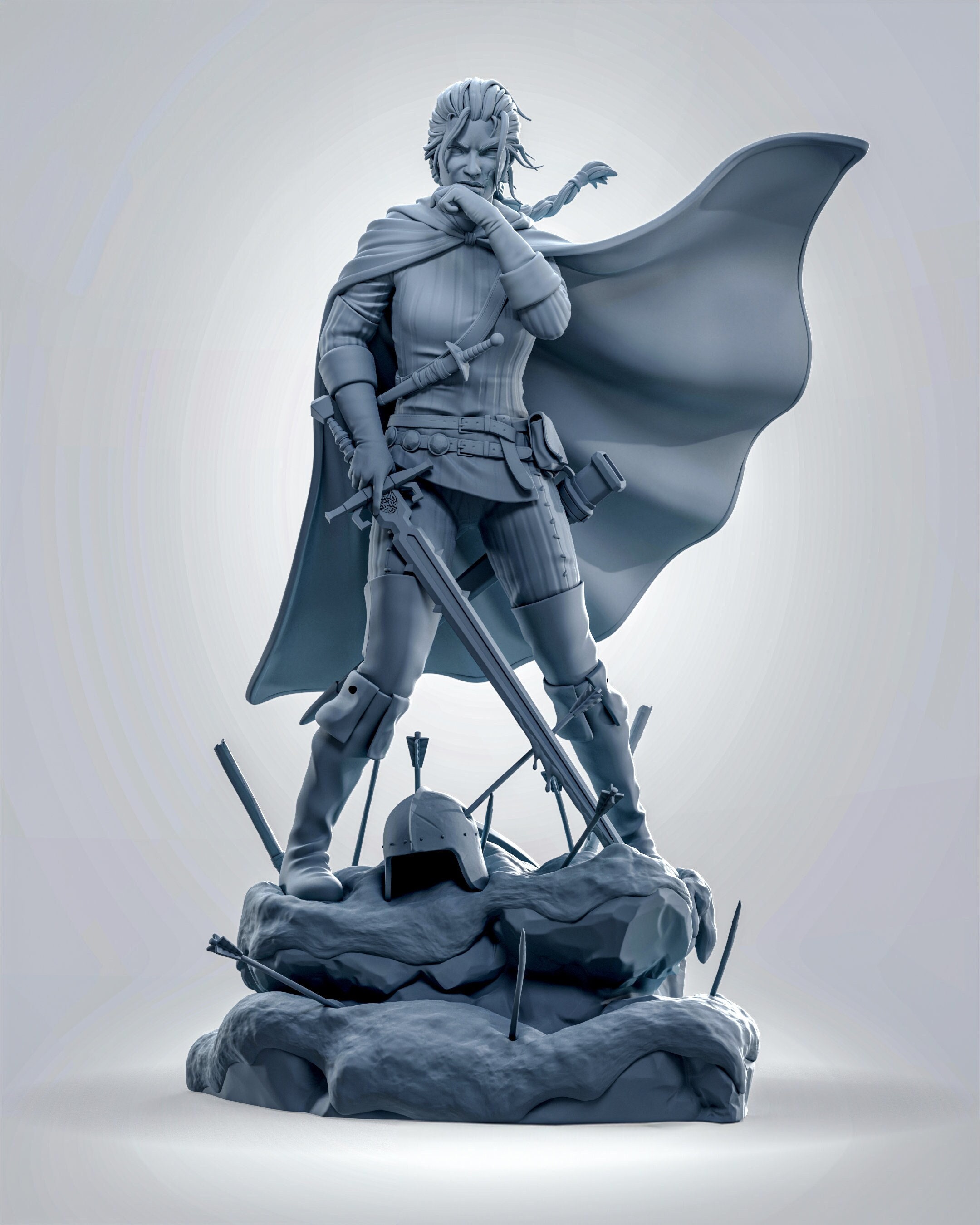 Queen Meve Witcher Model