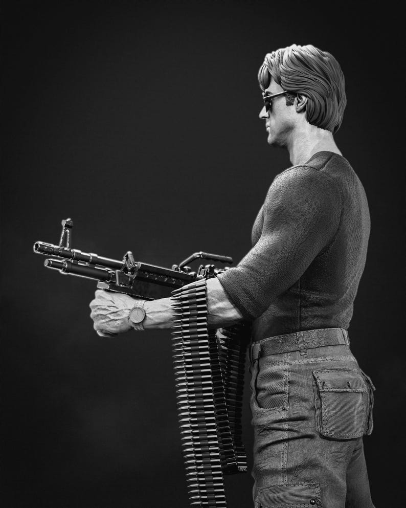 Rambo Resin Model - Etsy