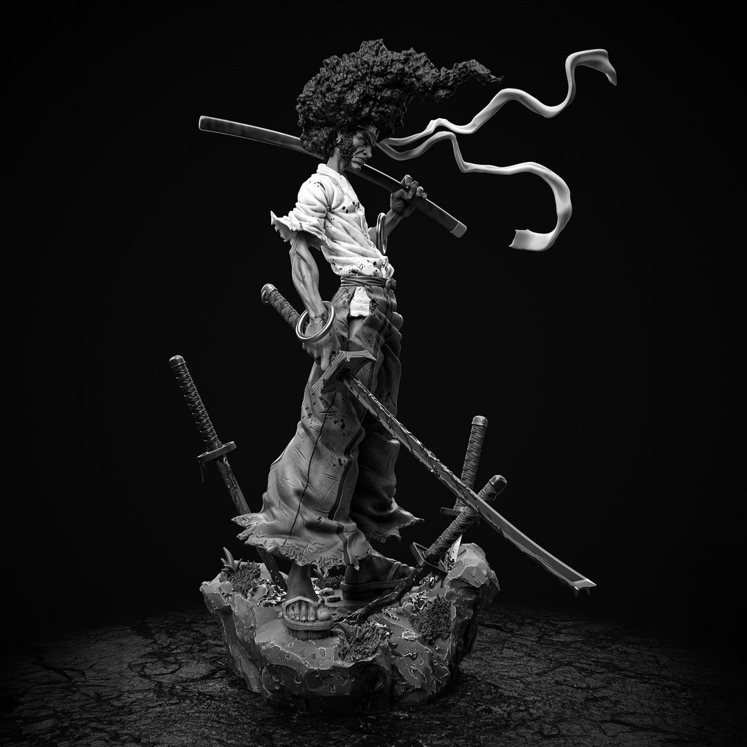 Afro Samurai Anime Resin Model - Etsy