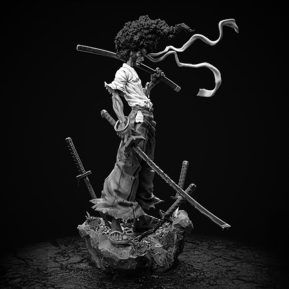 アフロサムライ アクションフィギュア AFRO SAMURAI Afro Samurai Afro Samurai Action Figure - Midtown Comics