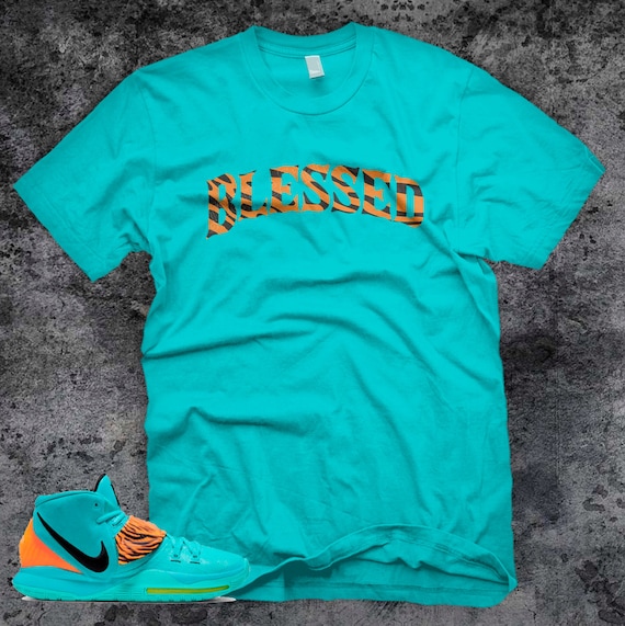 NEW bw Blessed t-shirt Nike Kyrie 6 