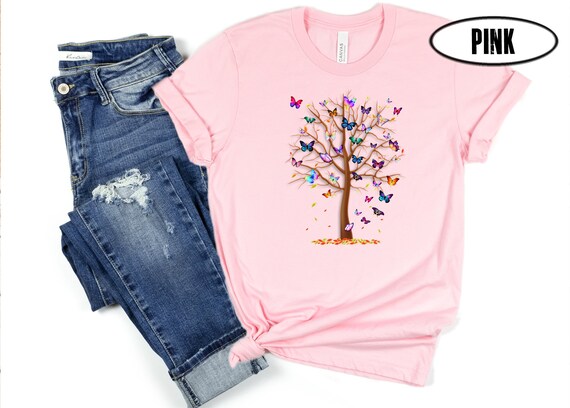 Monarch Butterfly Tree of Life shirts Mother's Day Gift for Abuela, Shirt for Spring Summer