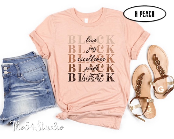 Black Love Black Joy Black Excellence Black Pride Black History T-shirt, Black History Month, Black Pride Shirt, Black History Month