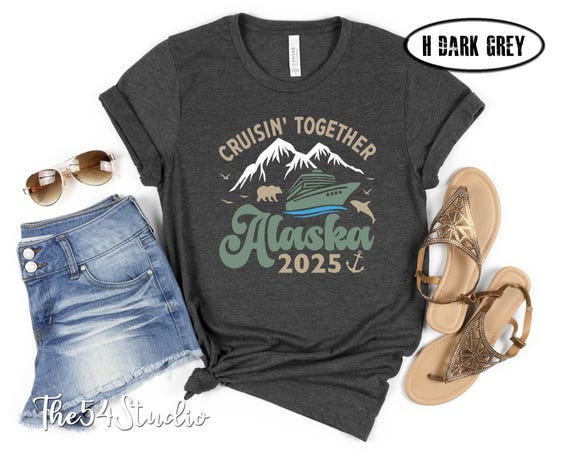 Cruising Together Alaska 2025 2026 T-shirt, Matching Alaska Cruise Family Squad Shirts, Alaska Cruise Squad Shirt, Alaska Family Trip Shirts