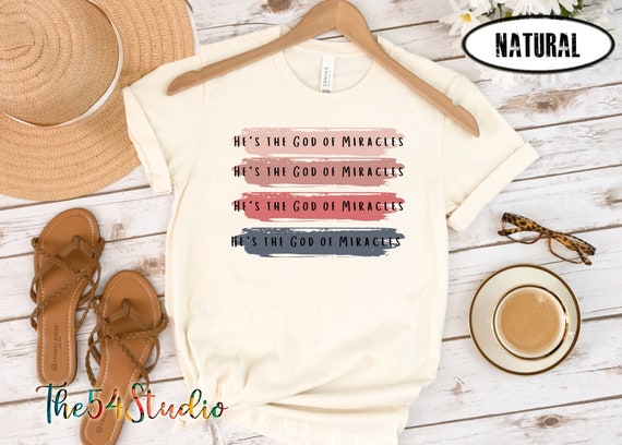 He is the God of Miracles Christmas Shirt Christmas Gift Jesus Shirt Christian Gift The Messiah Shirt Faith Shirt 4 5x