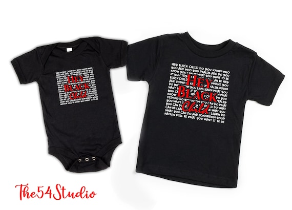 Black Child You can Be Anything, Black Power Shirt, Black History Month Shirt, Hey Black Child Shirt, African American Shirt, Juneteenth tee