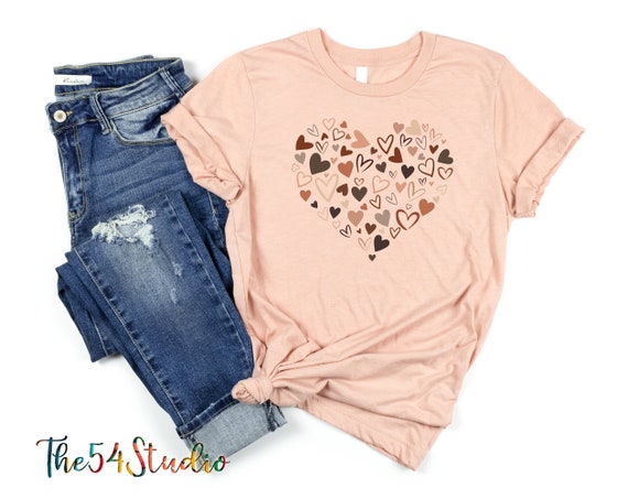 Melanin Hearts Tee Shirt, Skin Tone Hearts Hands shirts, Beauty Has No Skin Tone, Equality, Melanin, Skin Tone, Skin Tone