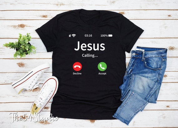 Jésus is calling shirt, Christian Gift, Gift for Pastor, Hope and Faith shirt, Christian T Shirt Gift For Men Women, Jesus is calling tshirt