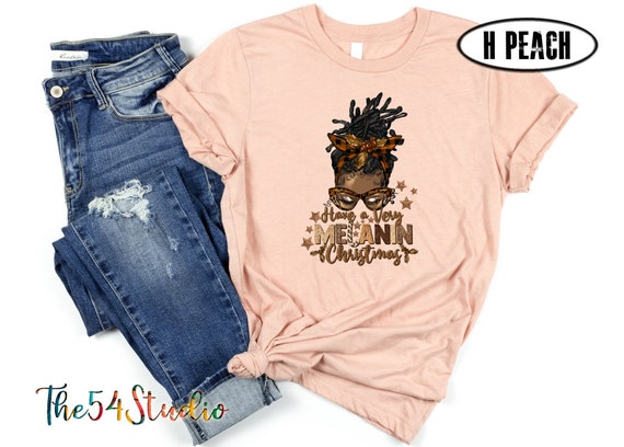Have a Melanin Christmas Shirt, Black Girl Christmas Shirt, Afro Woman Santa, Brown Girl Christmas Shirt, Black Queen Christmas 4x 5x shirt