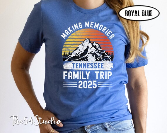 Personalized Mountain Trip Shirt, Custom Family Vacation Shirt 2025, Family Trip 2025 Idaho, Tennessee, Smoky Mountain, Yellowstone Mountain
