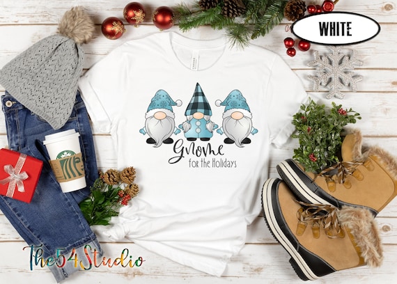 Gnomes for Holidays Shirt Gnomies Christmas Shirt Christmas Family Matching Shirt Gnomes Christmas Tree Funny Gnomes Shirt Chilling Gnomies