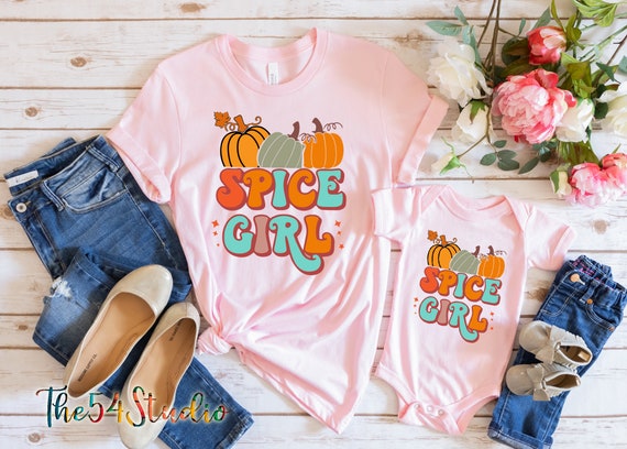 Pumpkin Spice Girl T-Shirt Sweatshirt Pumpkin Season Shirt Autumn Shirt Thanksgiving Shirt Fall season Shirt onesie