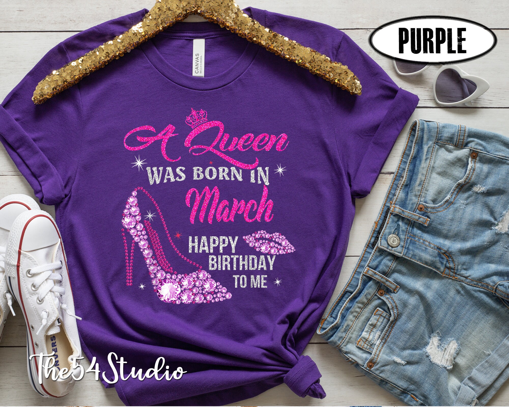 March Queens, Colorful Birthday T-Shirt March Queens, Colorful Birthday T-Shirt