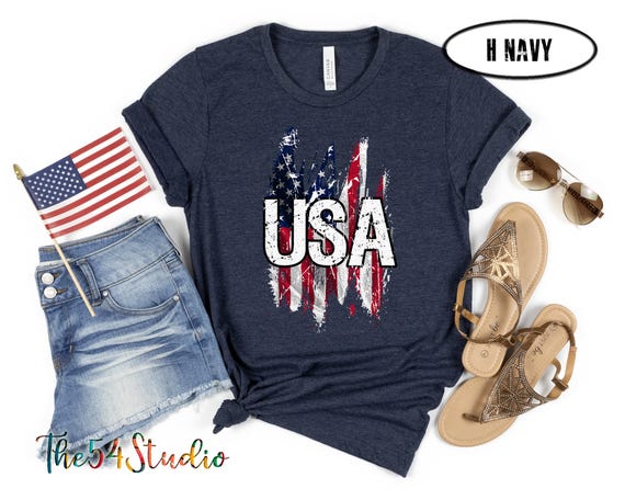USA American Flag T-Shirt, Independence Day Shirt, 4th Of July Shirt, USA Flag Shirt, Patriotic Shirt, Freedom t shirt, Memorial Day t shirt