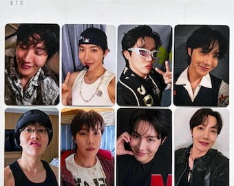 Photocards de J-Hope de BTS (KPOP) / Pcs / Set de 8