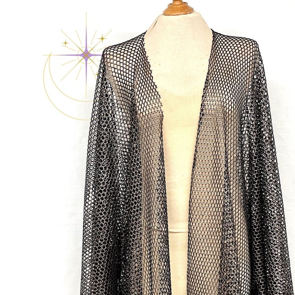 Glitter Net Kimono