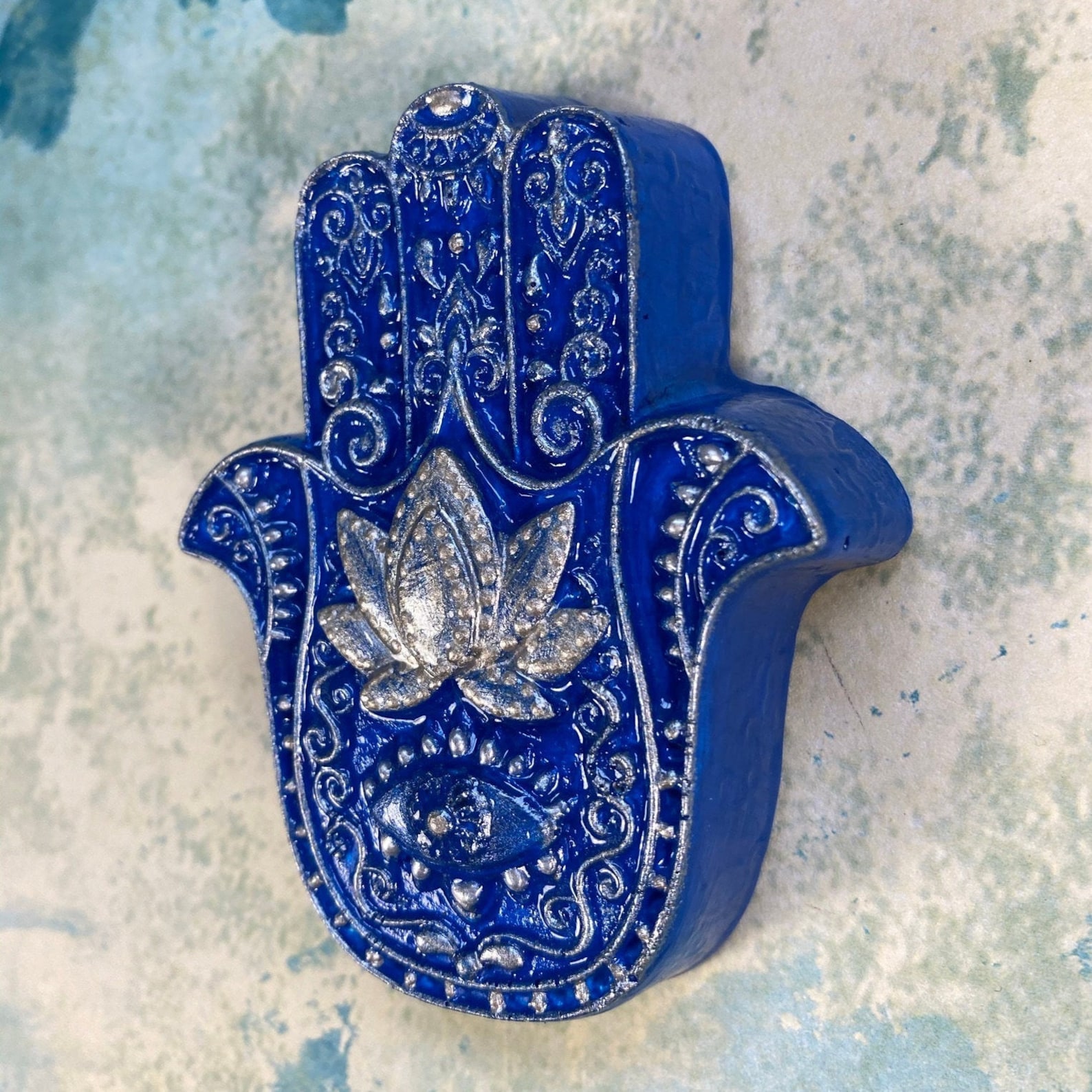 Hamsa Hand Khamsa Hand of Fatima Wall Decor Hamsa Wall Etsy