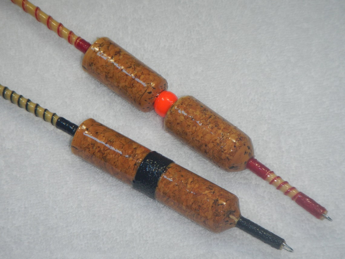 Handcrafted Retro Vintage Cork Fishing Bobbers Etsy
