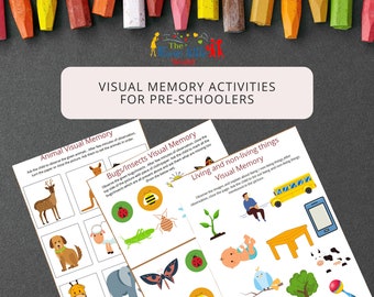 Kids Printable worksheets-Visual Memory activities